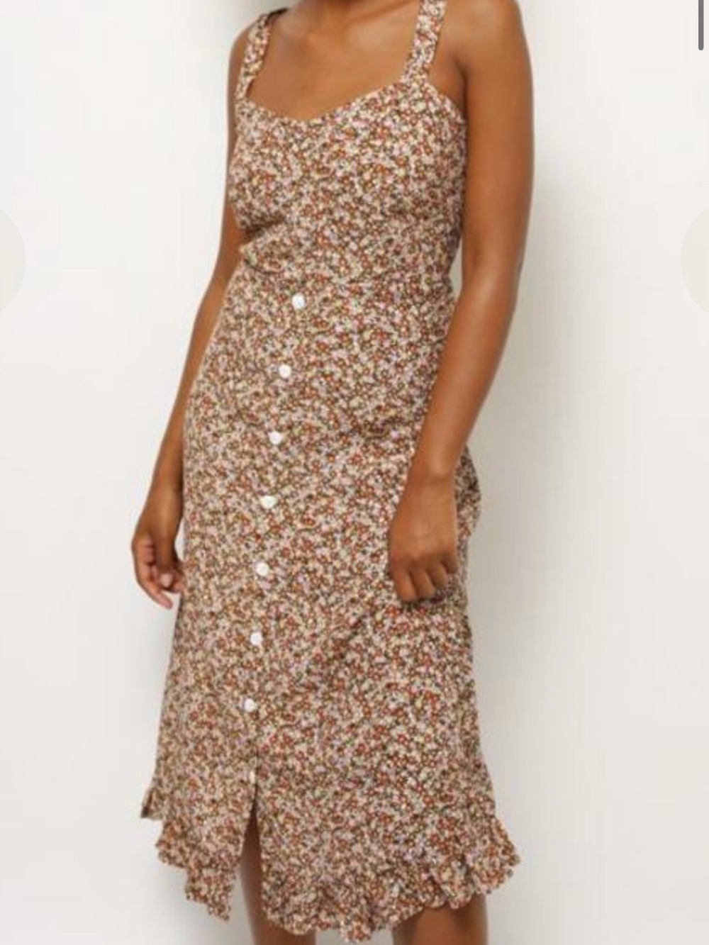Faithful The Brand Yasmin Midi Dress size S mathiola floral - Picture 4 of 11